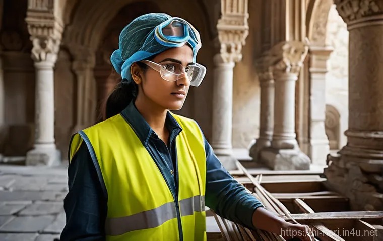 문화재수리기술자 해외 이직 가능성 - **Prompt 1: Architectural Heritage Restoration in Italy**
    "A skilled Indian architectural conser...